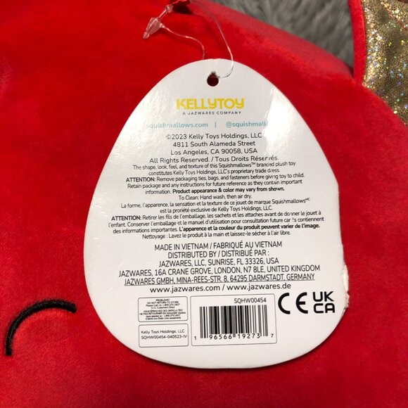 Kellytoy Squishmallows Karlie the Red Bat Halloween Squad - Picture 7 of 7